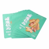 Túi trái cây khô có dây kéo đứng lên
